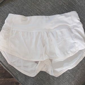 Lululemon- Low rise speed ups inseam of 2.5